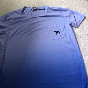 Purple ombré pink shirt